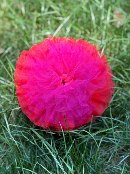 TUTU Puffy Tulle Gradient Red