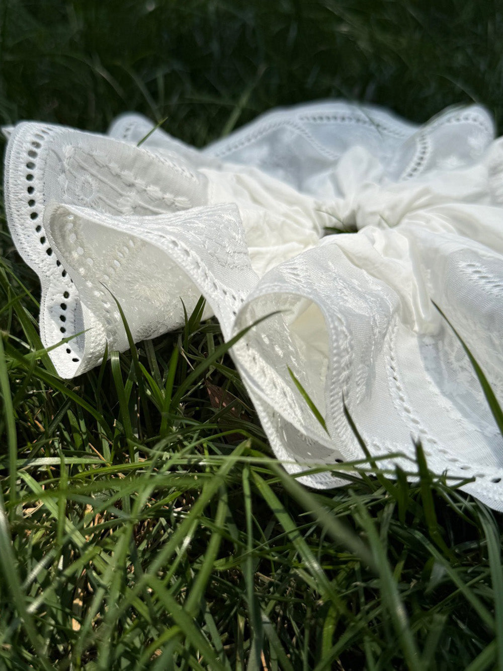 Dream Petal Jumbo White Embroidered