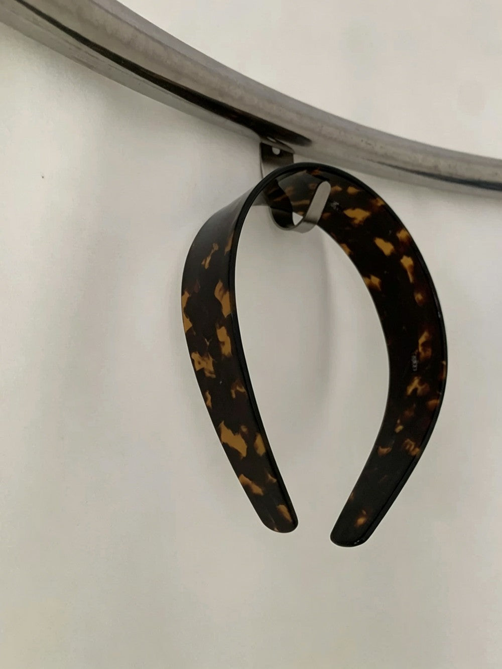 Quiet Luxury Edition Tortoiseshell Wide Acetate Headband