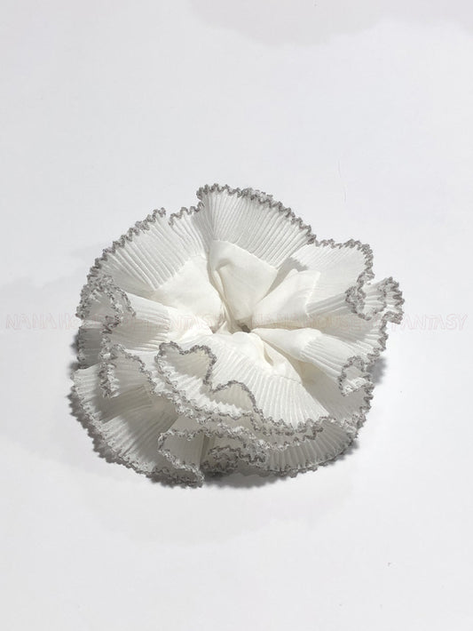 Fairy Lace Trim Soft White And Grey