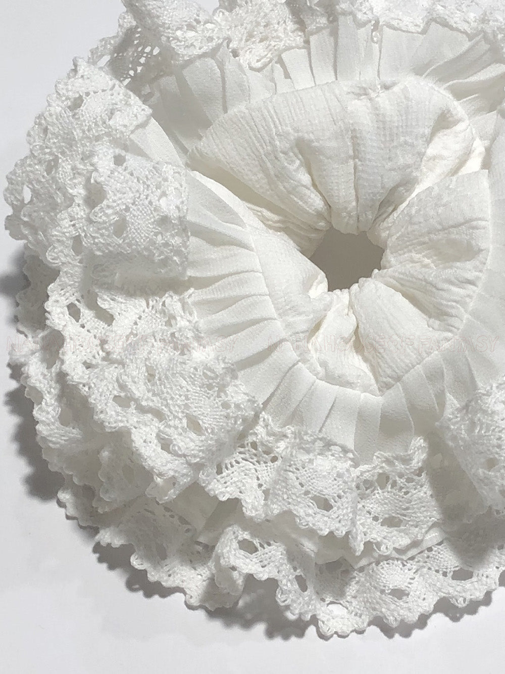 Cool White Moon Super Fairy With Lace Trim