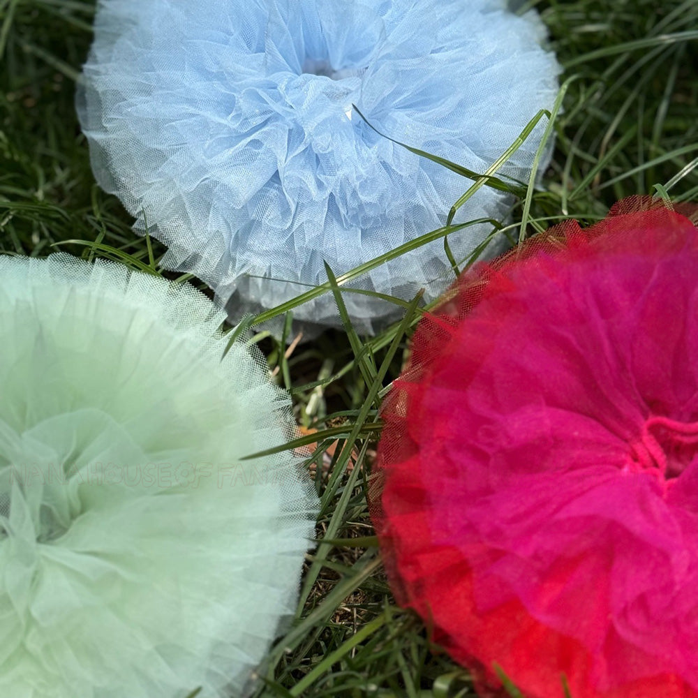 TUTU Puffy Tulle Gradient Red