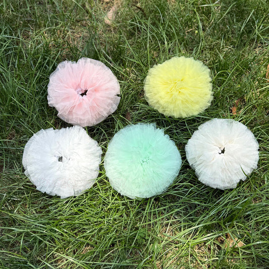 TUTU Puffy Tulle White