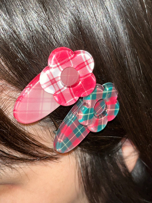 Hair Clips A Little Flower