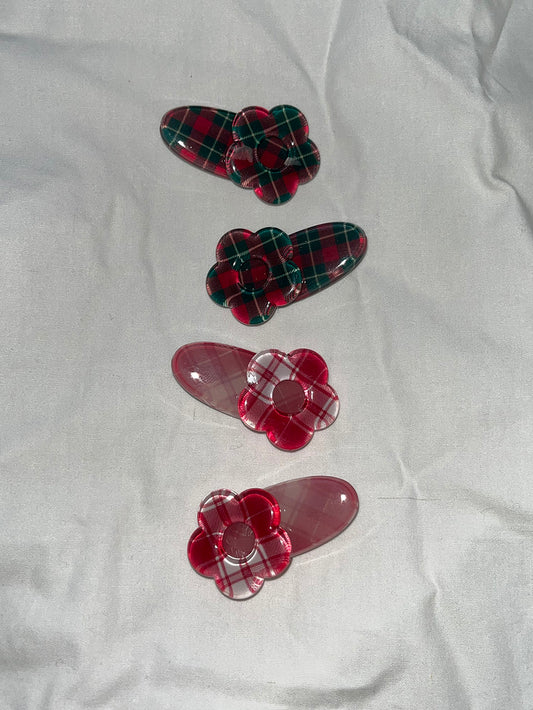 Hair Clips A Little Flower