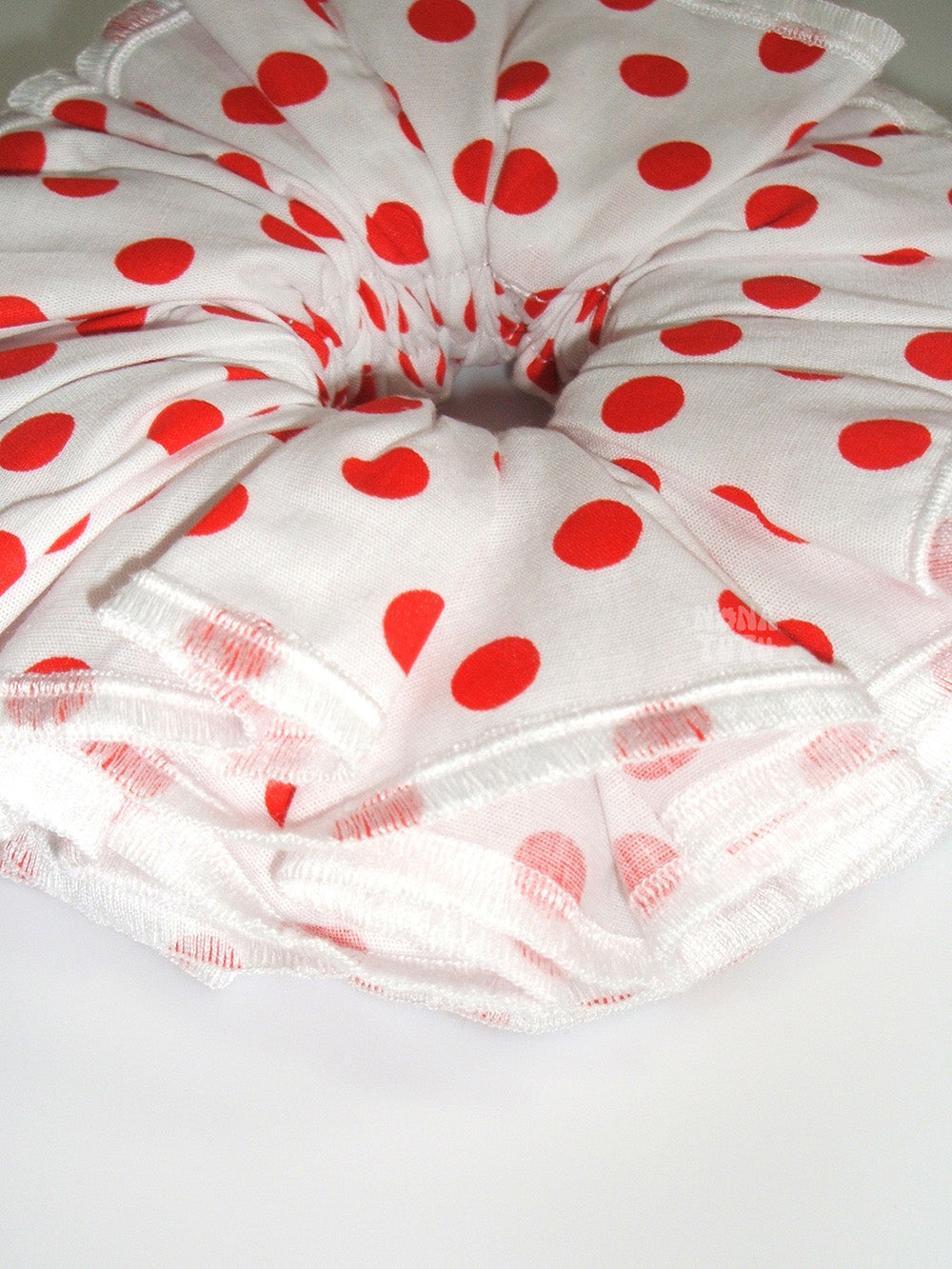Red Polka Dot Waltz Scrunchie
