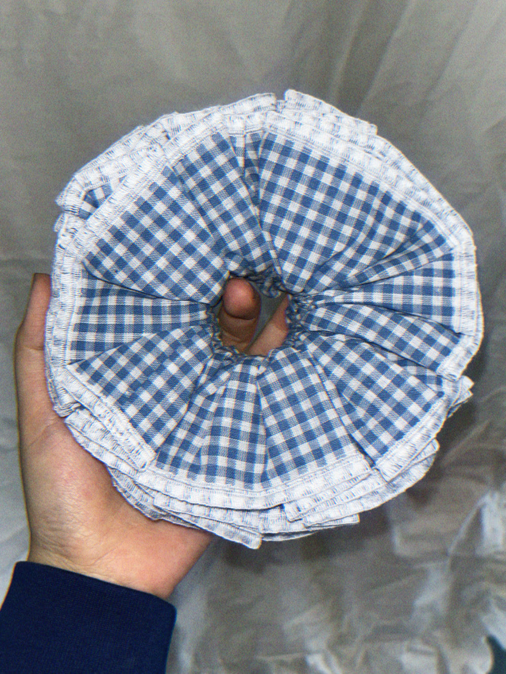 Icing Check Scrunchie