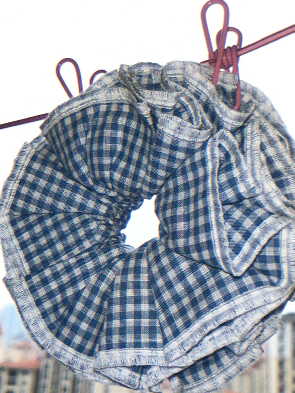 Icing Check Scrunchie