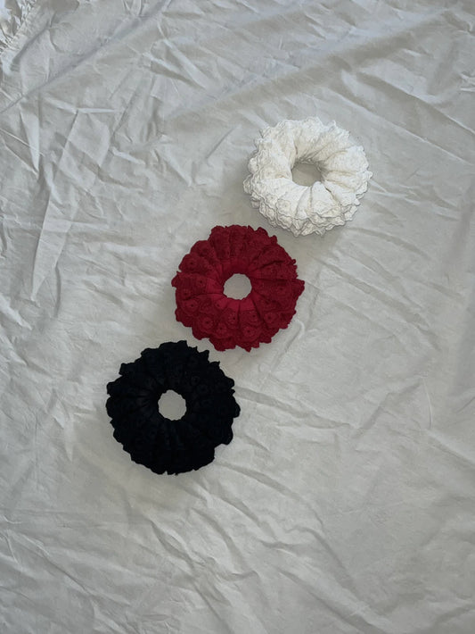 3-Piece 4-Layer Daisy Scrunchie Classic Set - Baby